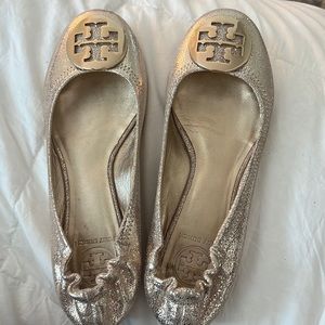 Gold Tory Burch Ballet Flat size 7.5 (OBO)
